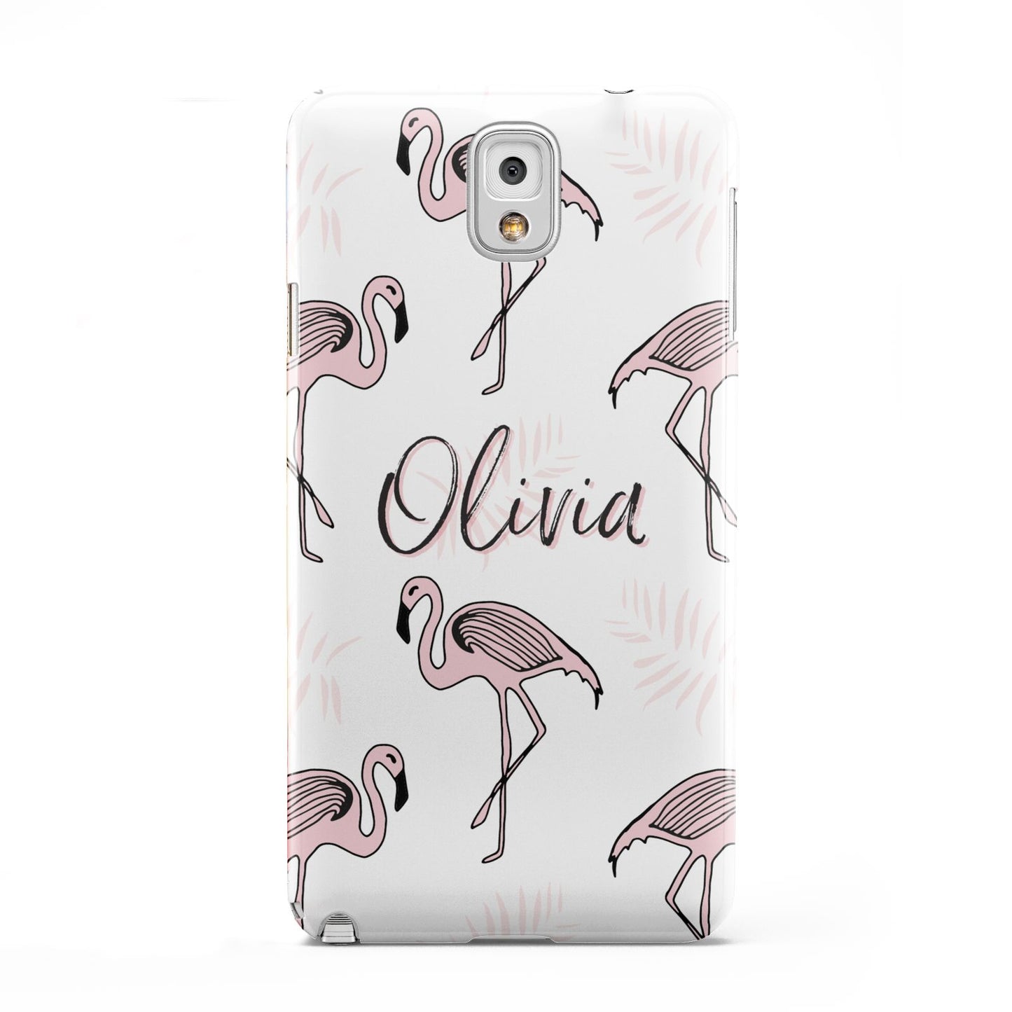 Personalised Cute Pink Flamingo Samsung Galaxy Note 3 Case