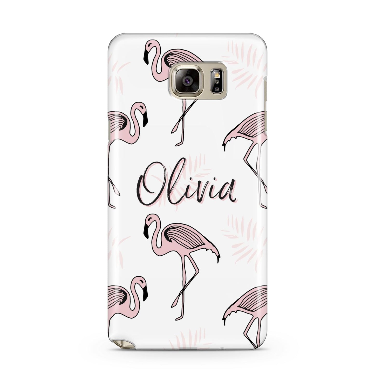 Personalised Cute Pink Flamingo Samsung Galaxy Note 5 Case