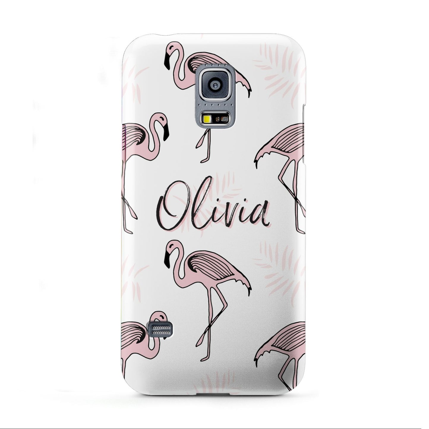 Personalised Cute Pink Flamingo Samsung Galaxy S5 Mini Case