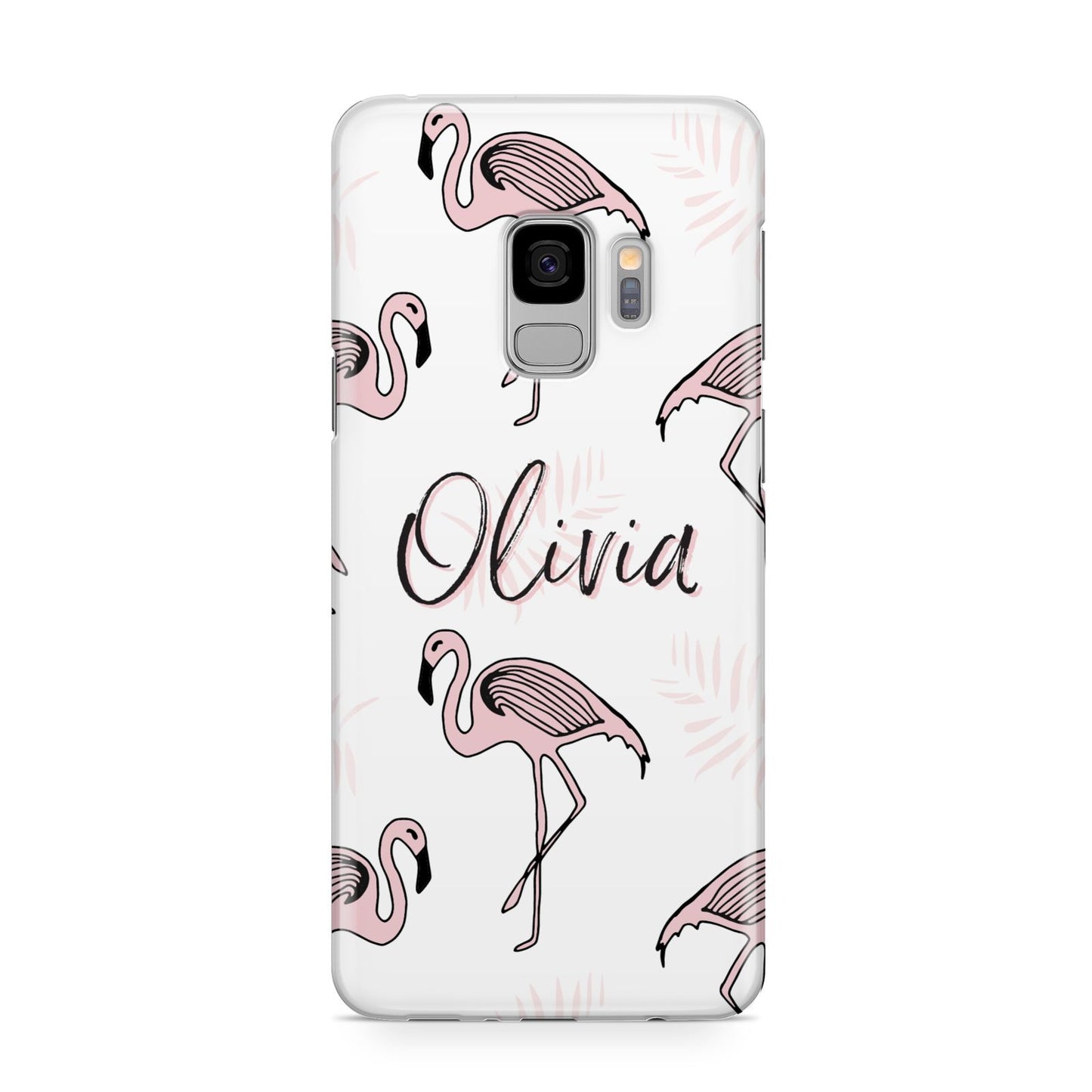 Personalised Cute Pink Flamingo Samsung Galaxy S9 Case