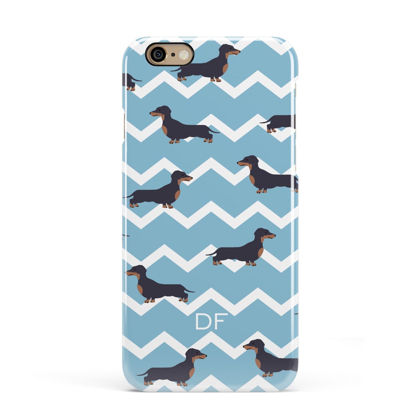 Personalised Dachshund Apple iPhone 6 3D Snap Case