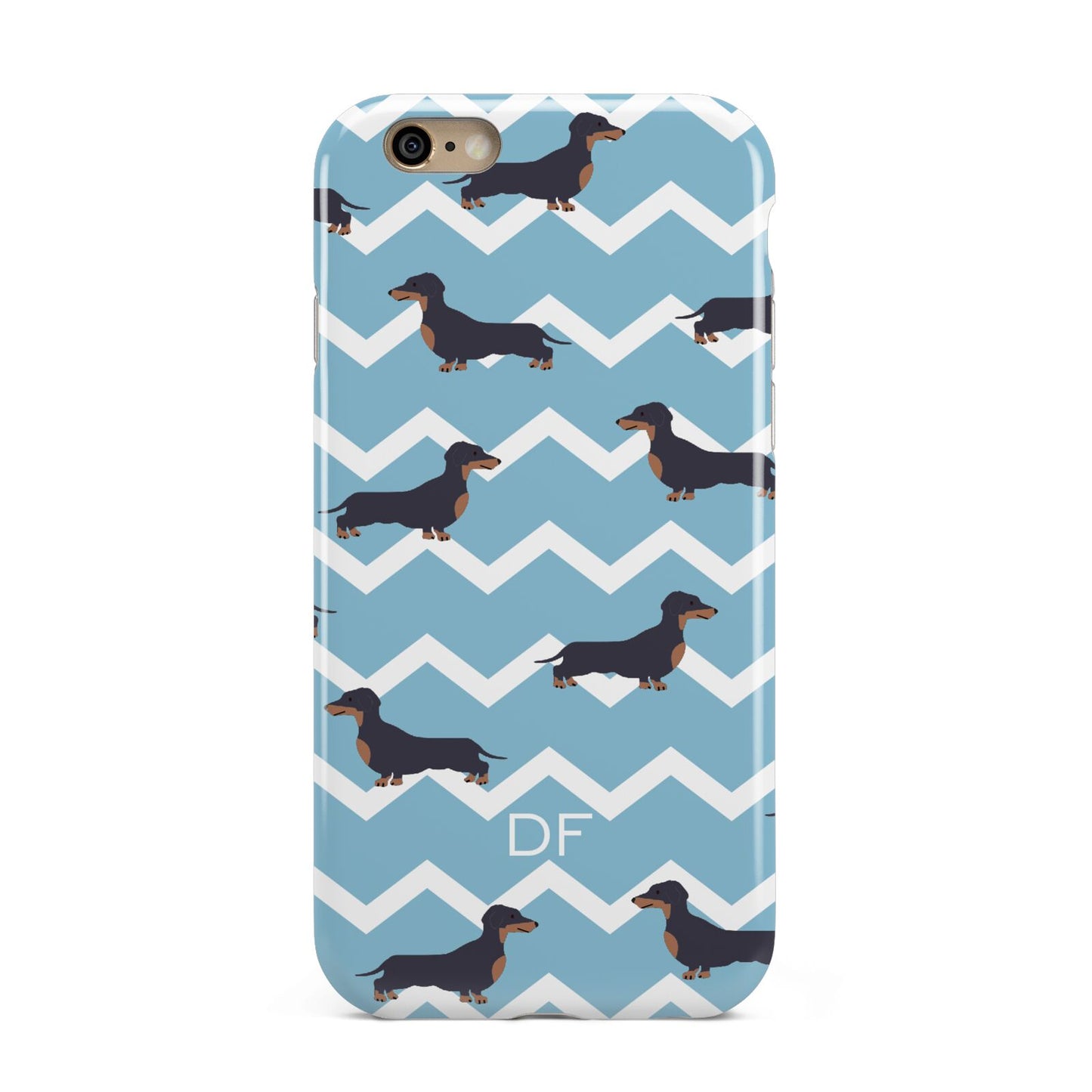 Personalised Dachshund Apple iPhone 6 3D Tough Case