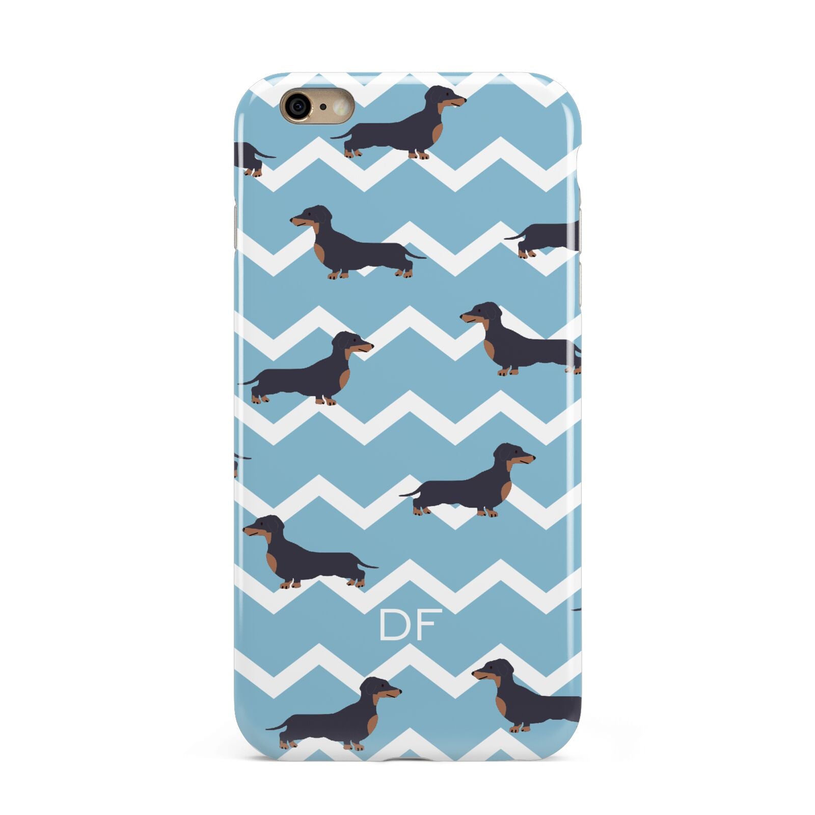 Personalised Dachshund Apple iPhone 6 Plus 3D Tough Case