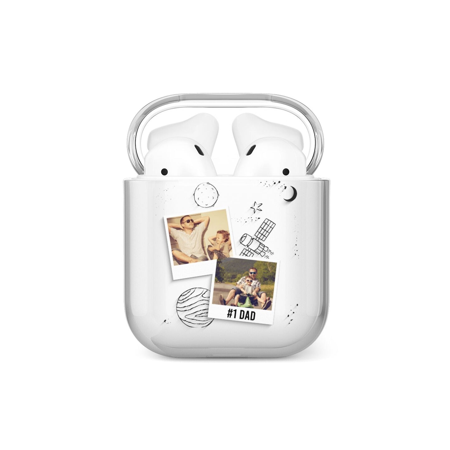 Personalised Dad Photos AirPods Case