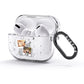 Personalised Dad Photos AirPods Glitter Case 3rd Gen Side Image