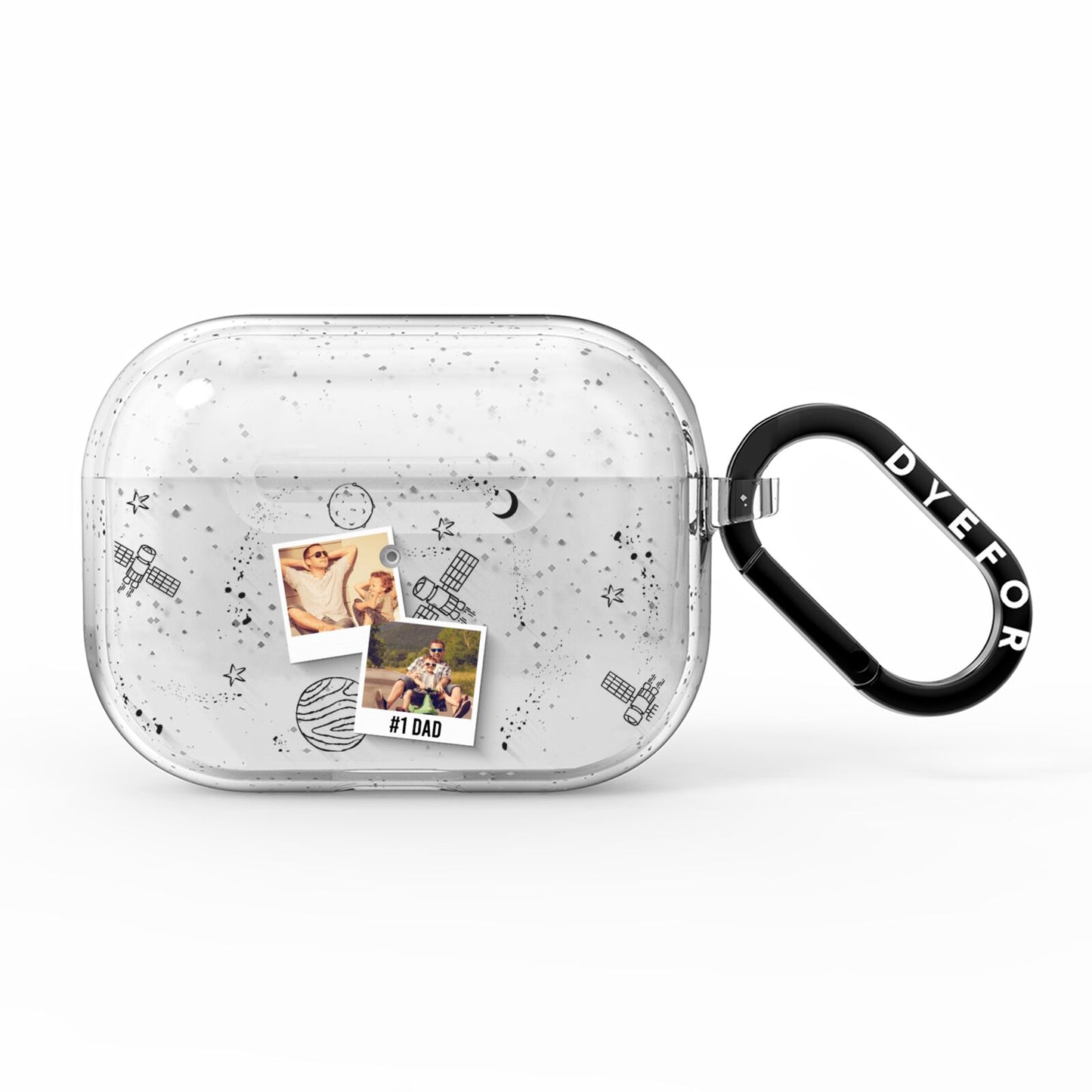 Personalised Dad Photos AirPods Pro Glitter Case