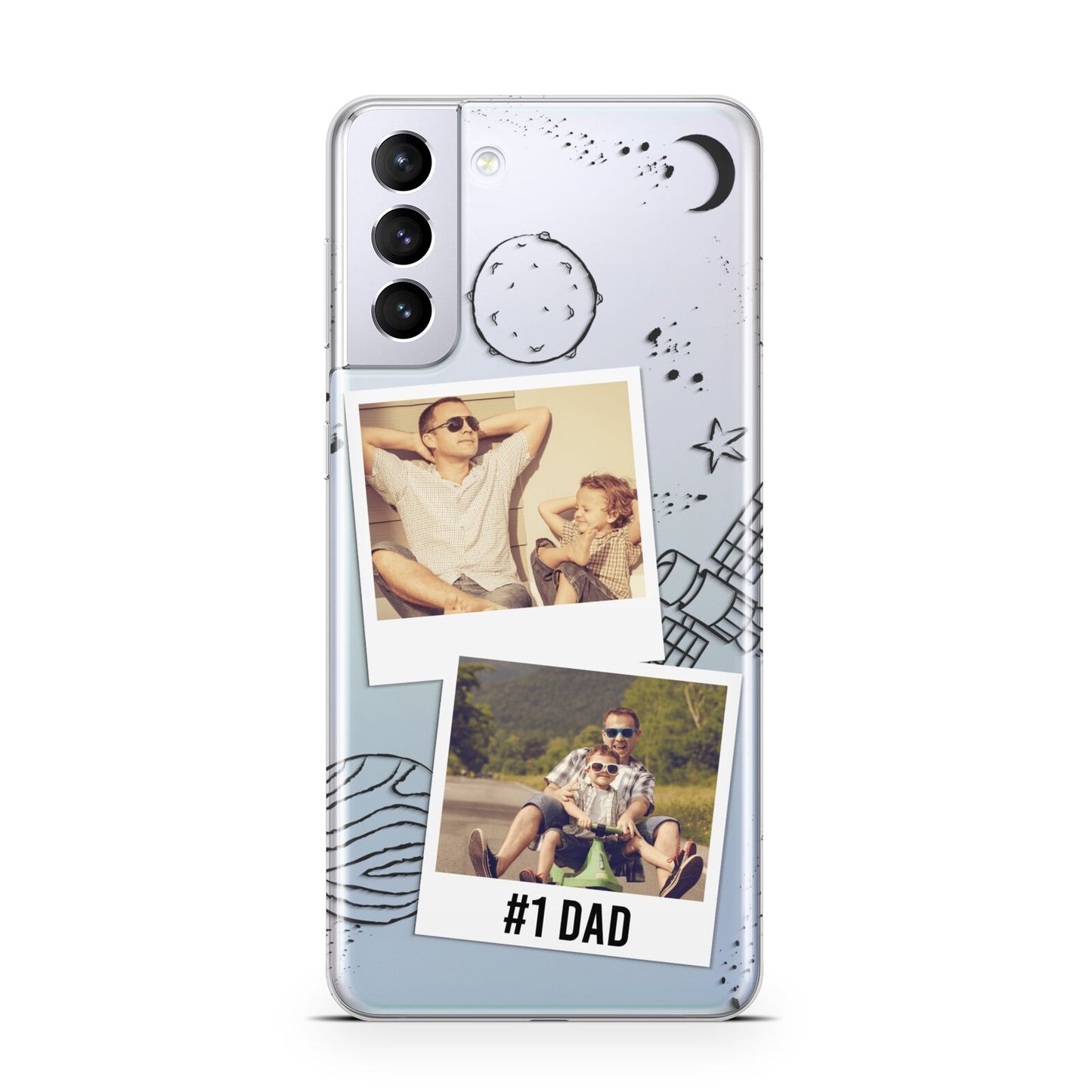 Personalised Dad Photos Samsung S21 Plus Case