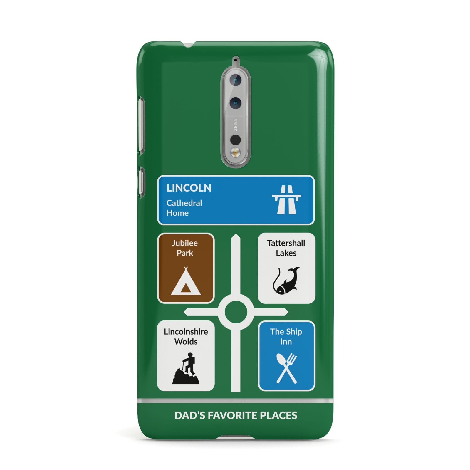 Personalised Dad s Favourite Places Nokia Case