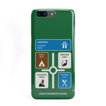 Personalised Dad s Favourite Places OnePlus Case