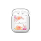 Personalised Dahlia Flowers AirPods Case