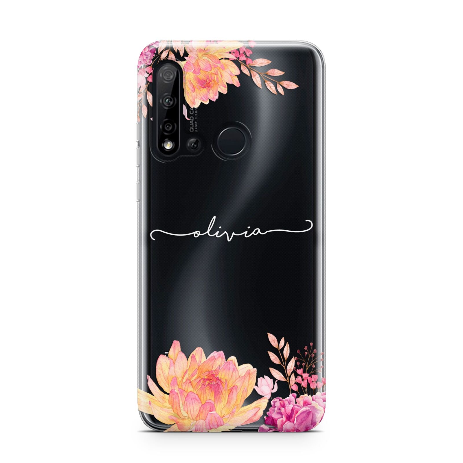 Personalised Dahlia Flowers Huawei P20 Lite 5G Phone Case