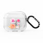 Personalised Dahlia Pink AirPods Clear Case 3rd Gen