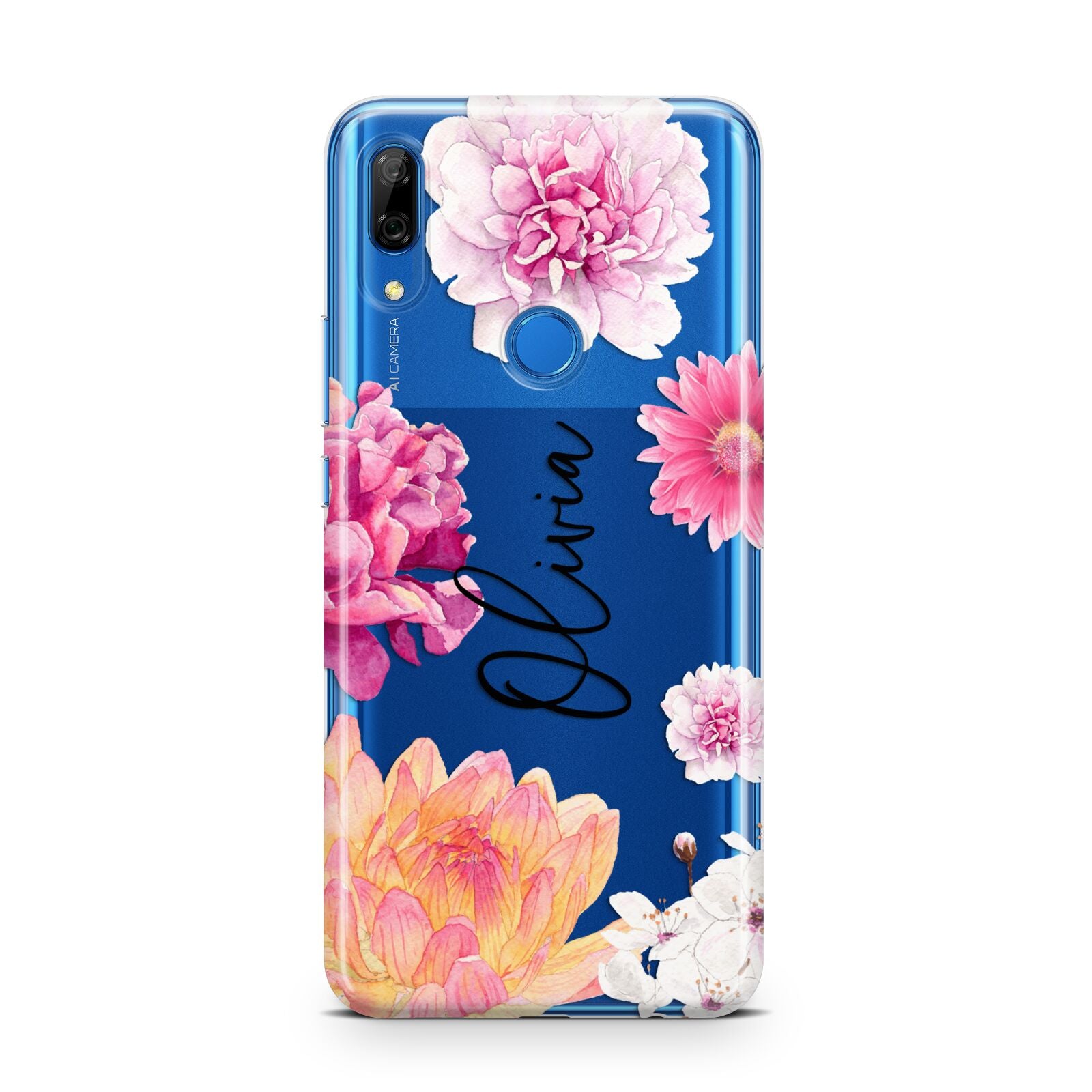 Personalised Dahlia Pink Huawei P Smart Z