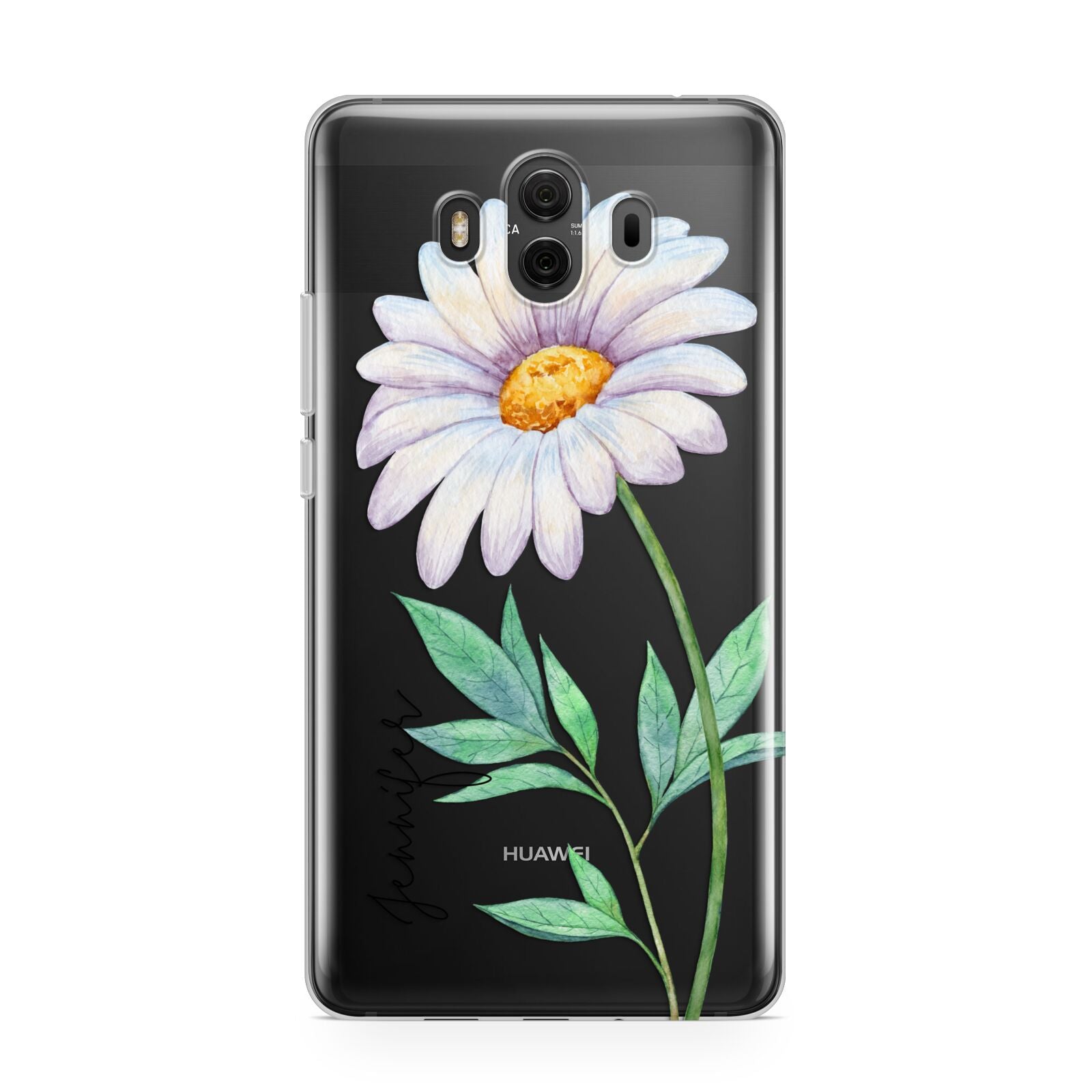 Personalised Daisies Huawei Mate 10 Protective Phone Case