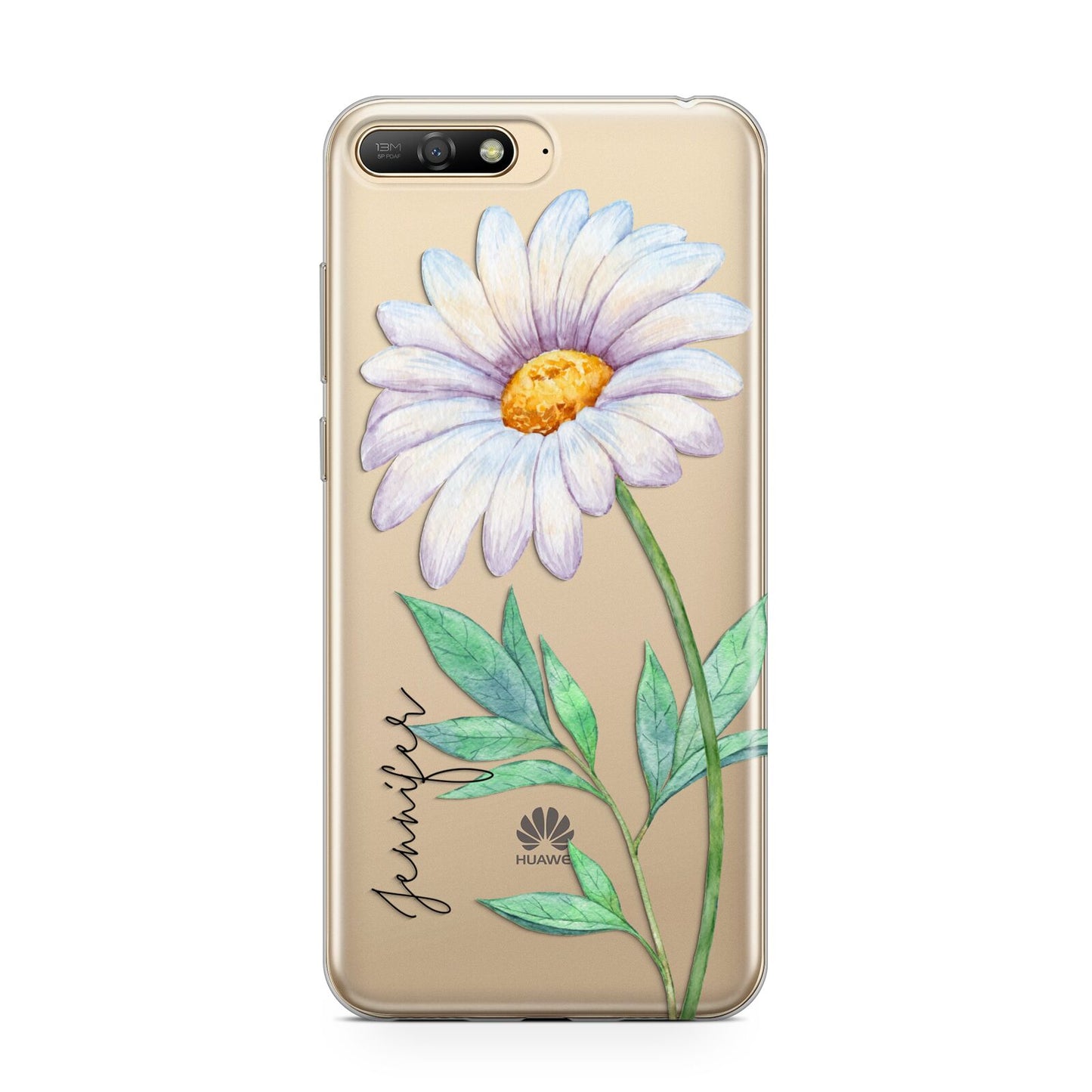 Personalised Daisies Huawei Y6 2018