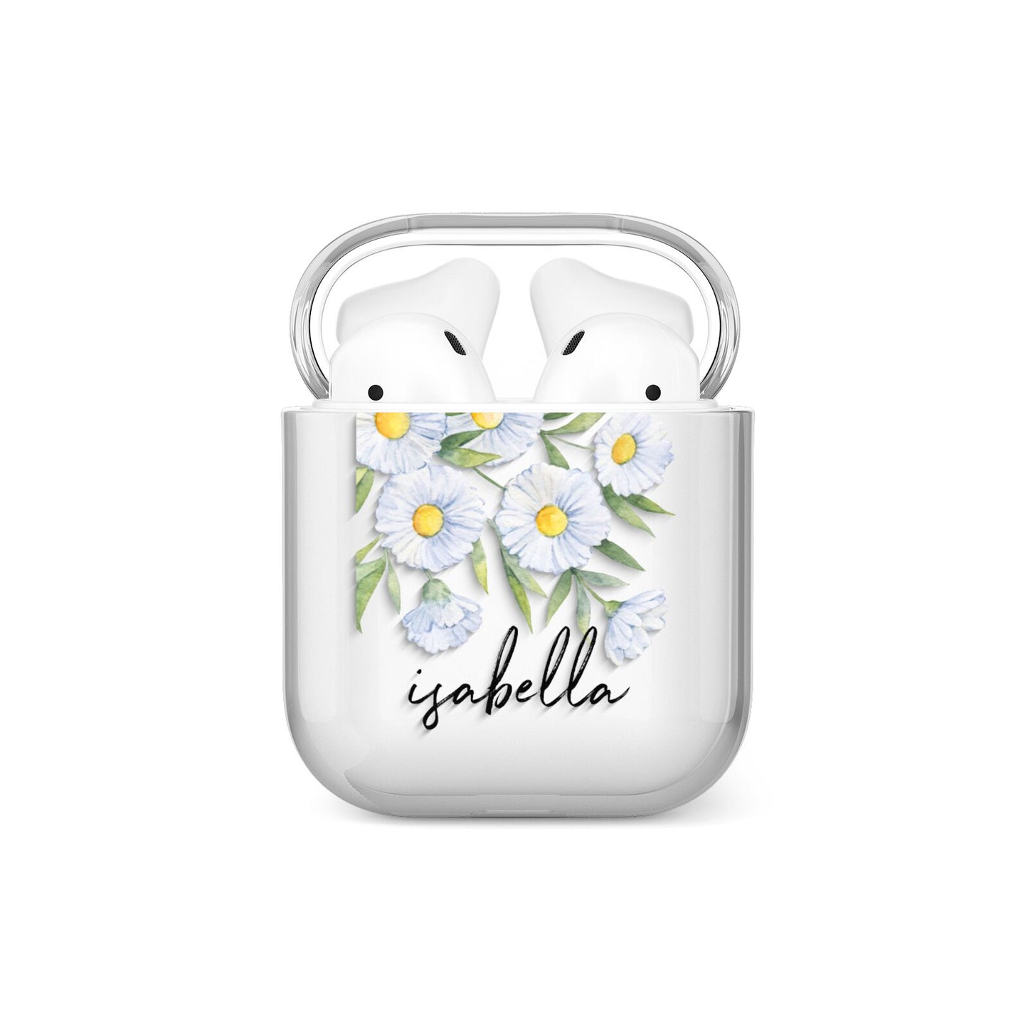 Personalised Daisy Flower AirPods Case