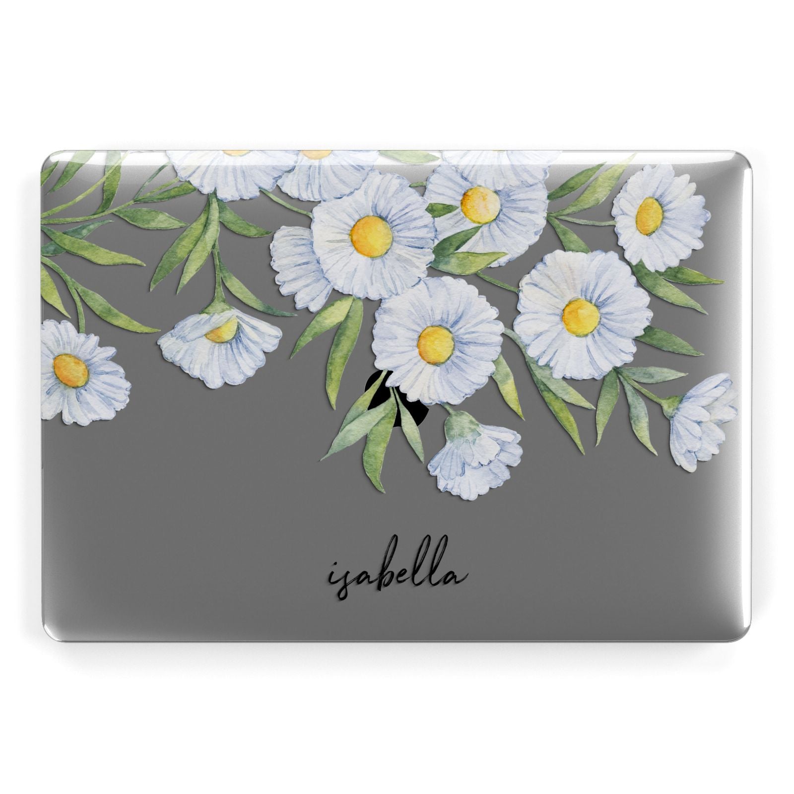 Personalised Daisy Flower Apple MacBook Case