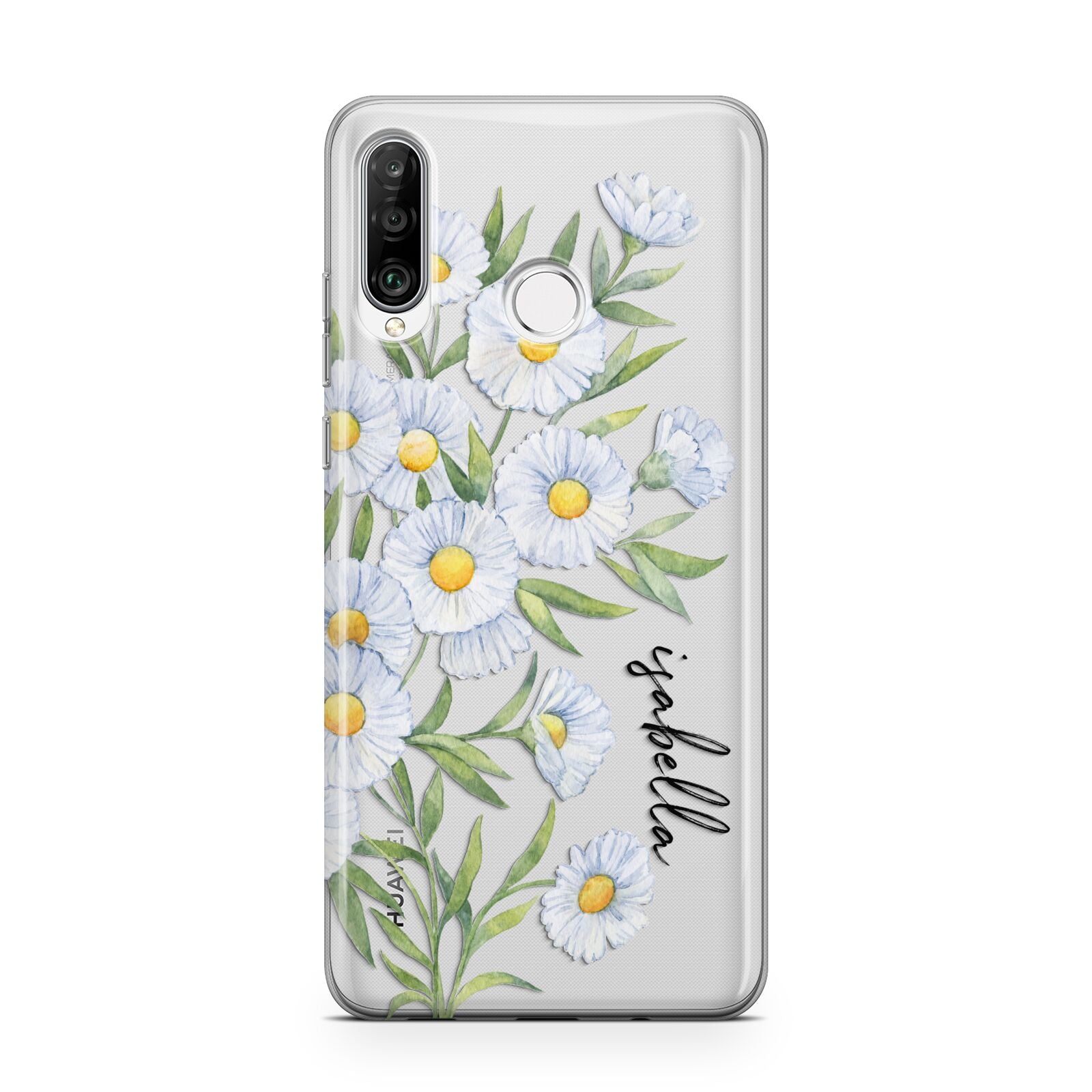 Personalised Daisy Flower Huawei P30 Lite Phone Case