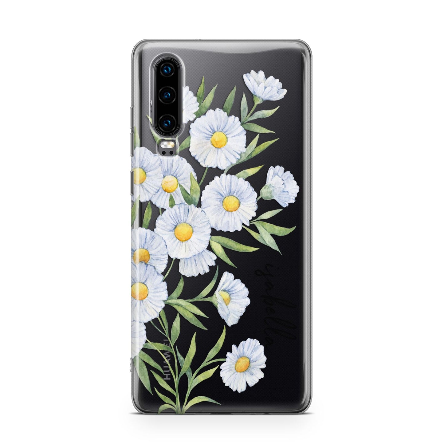 Personalised Daisy Flower Huawei P30 Phone Case