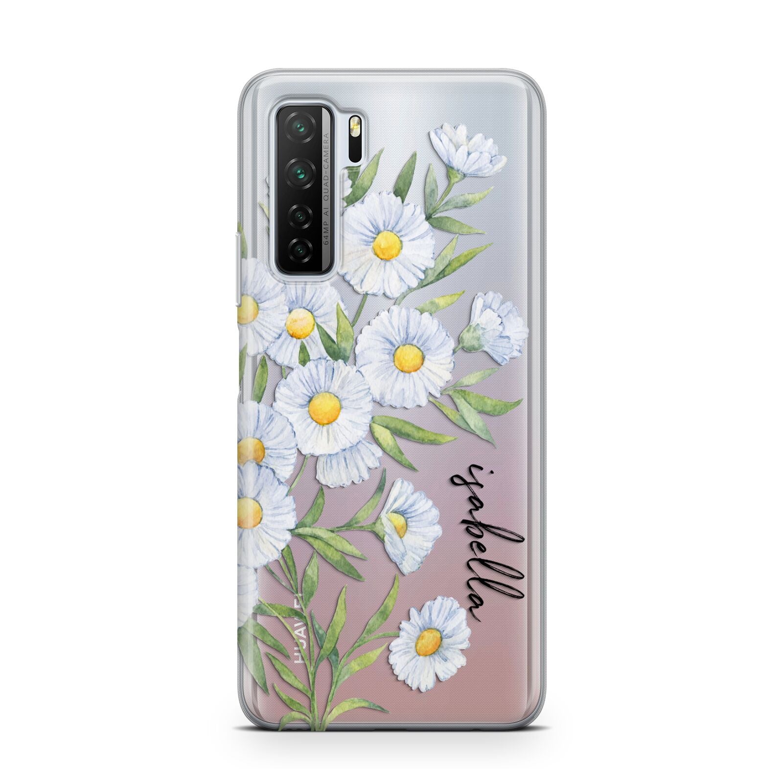 Personalised Daisy Flower Huawei P40 Lite 5G Phone Case