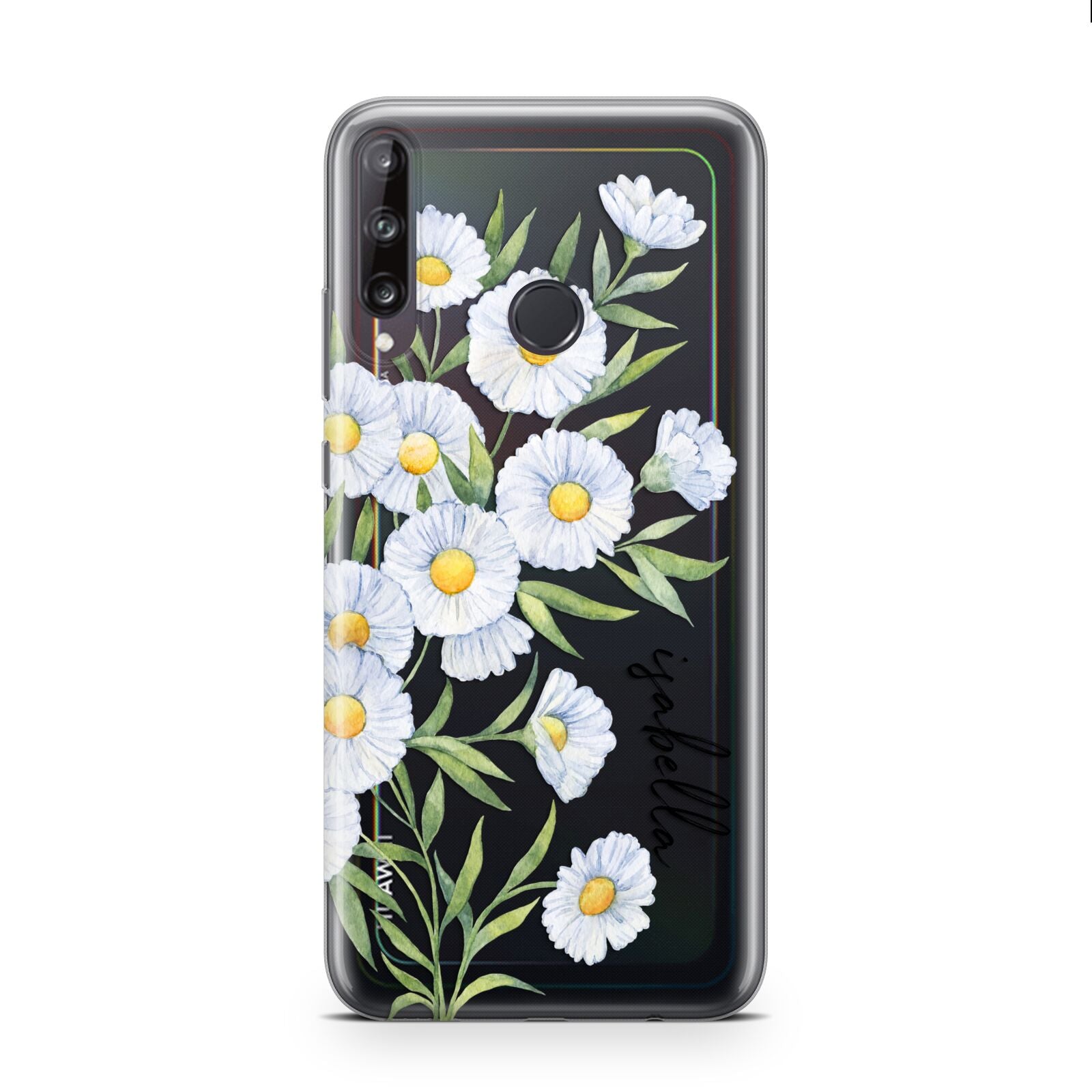 Personalised Daisy Flower Huawei P40 Lite E Phone Case