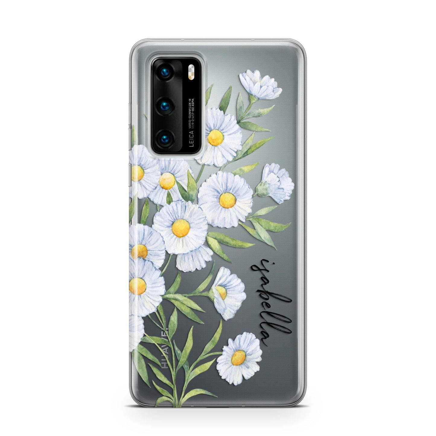 Personalised Daisy Flower Huawei P40 Phone Case