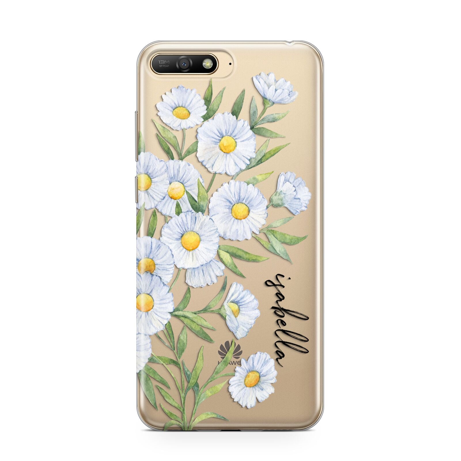 Personalised Daisy Flower Huawei Y6 2018