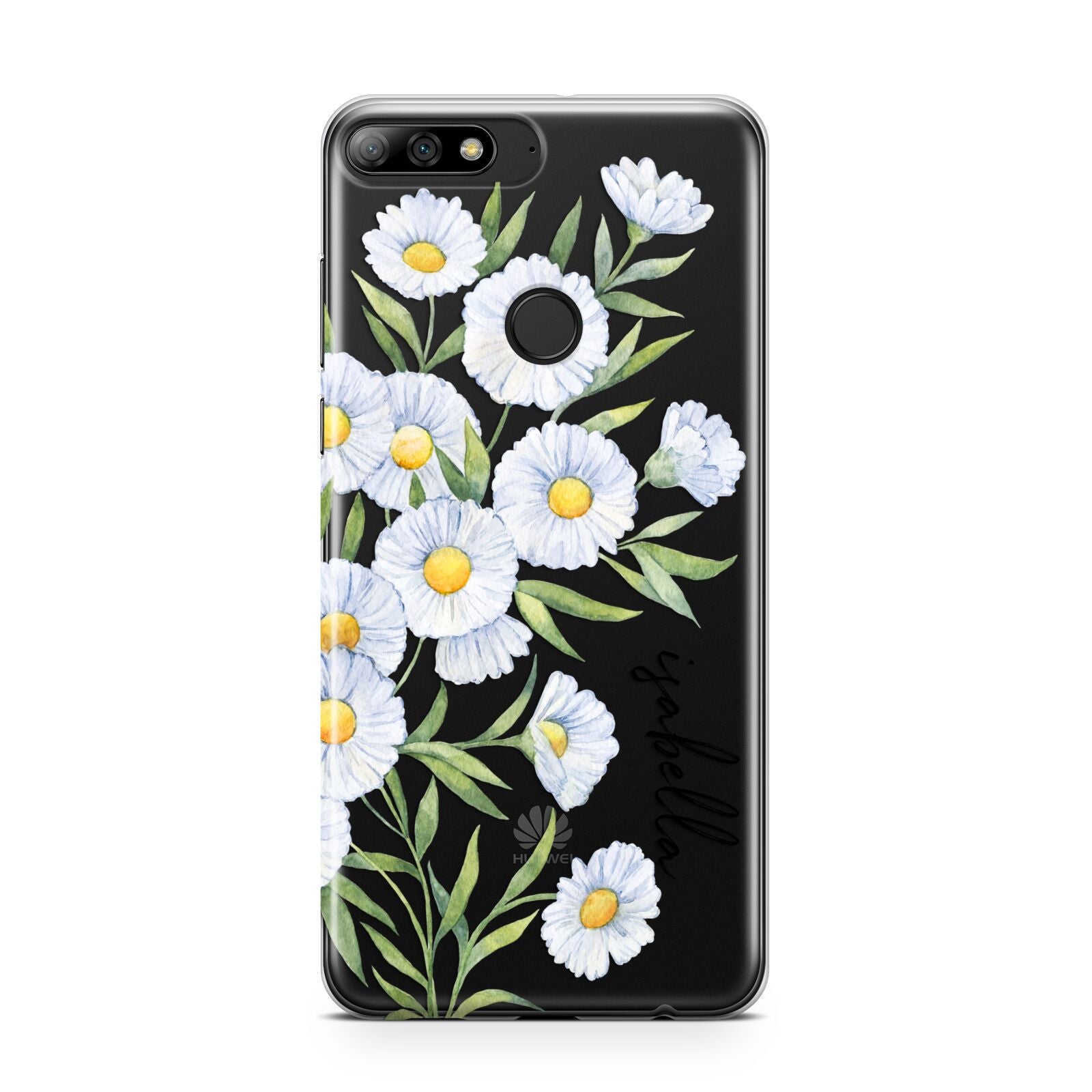 Personalised Daisy Flower Huawei Y7 2018