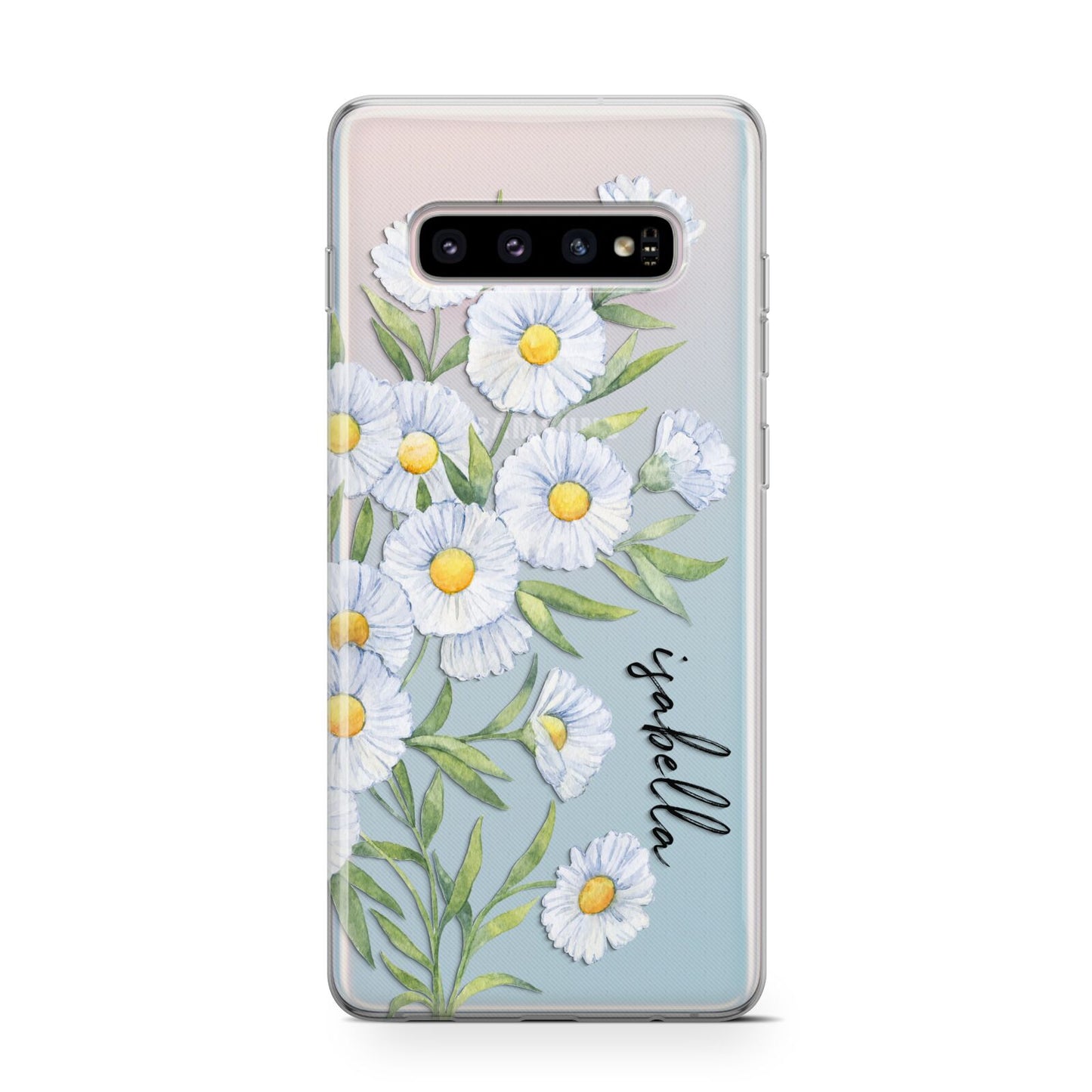 Personalised Daisy Flower Protective Samsung Galaxy Case