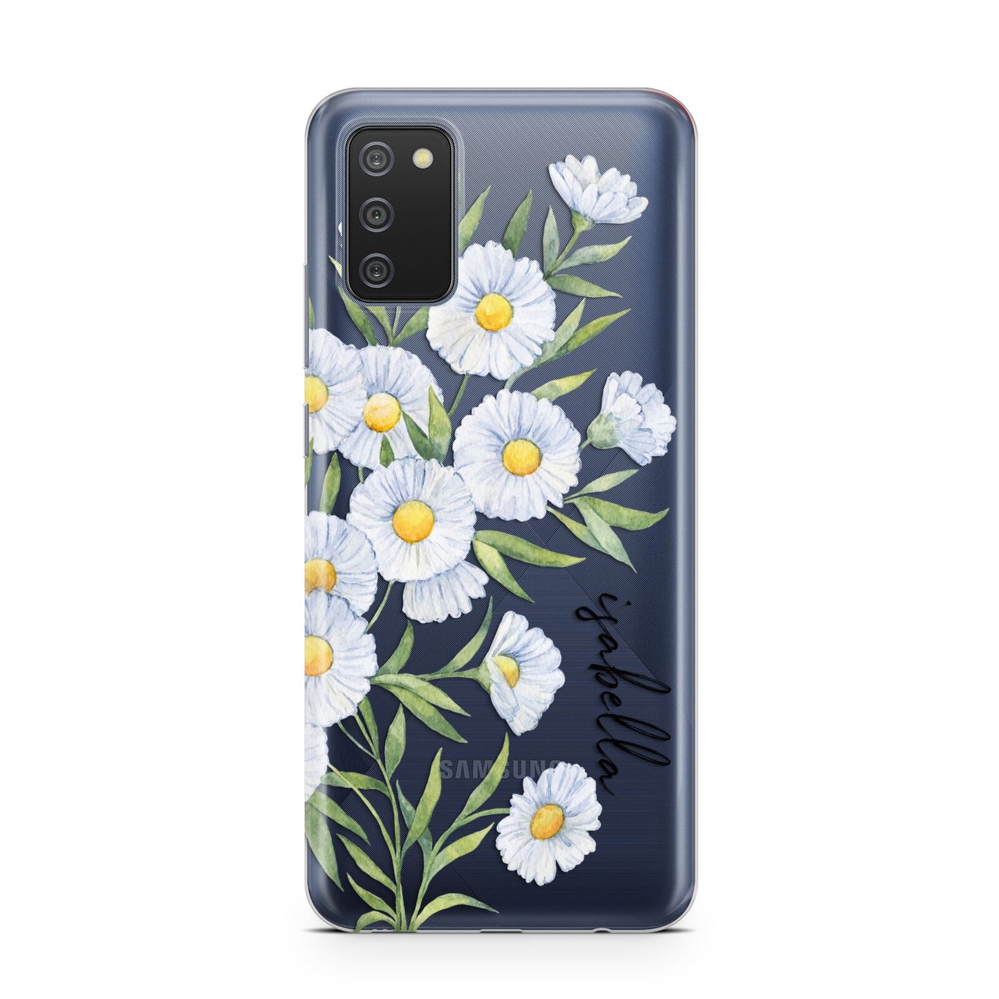 Personalised Daisy Flower Samsung A02s Case