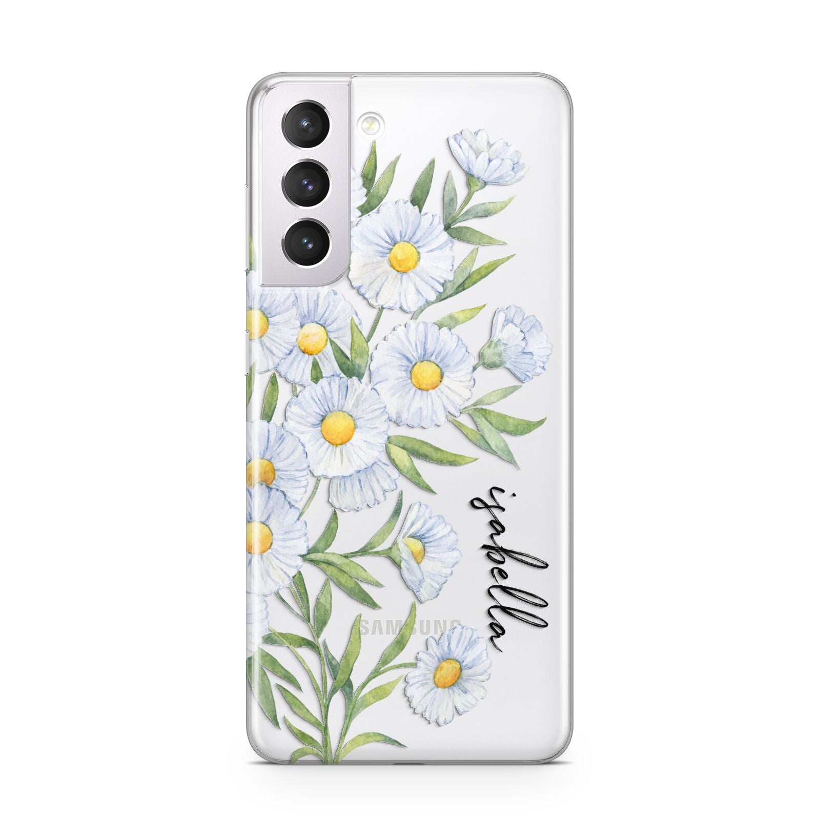 Personalised Daisy Flower Samsung S21 Case