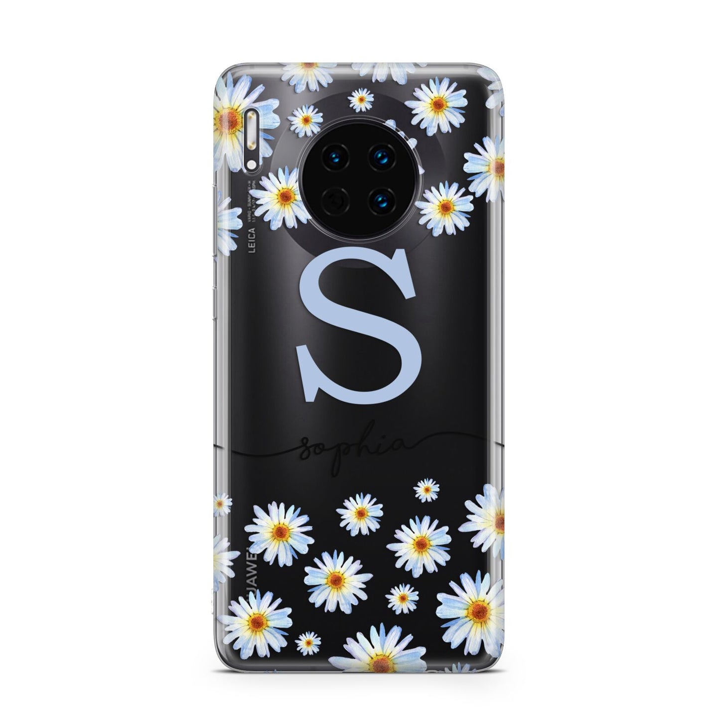 Personalised Daisy Initial Name Huawei Mate 30