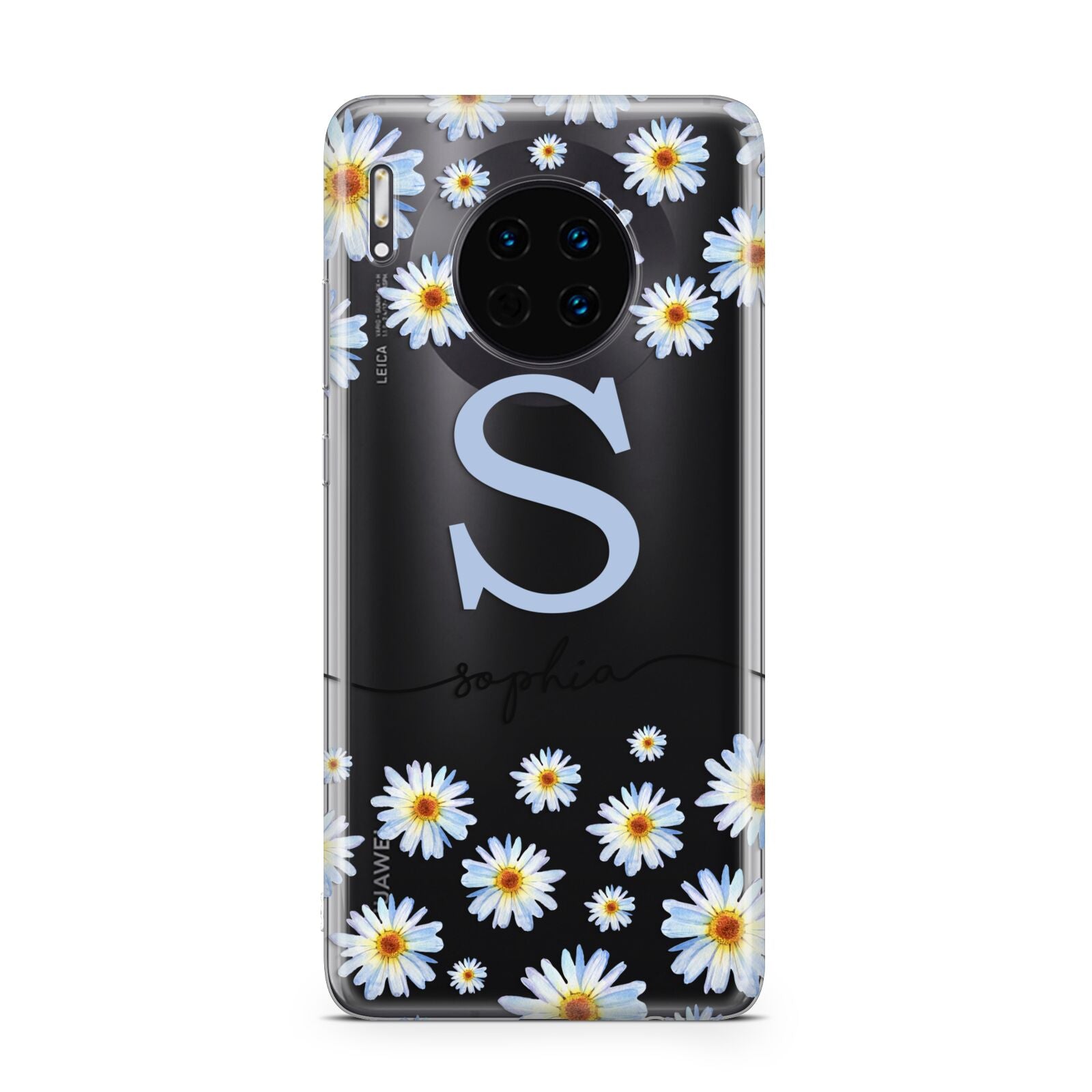 Personalised Daisy Initial Name Huawei Mate 30