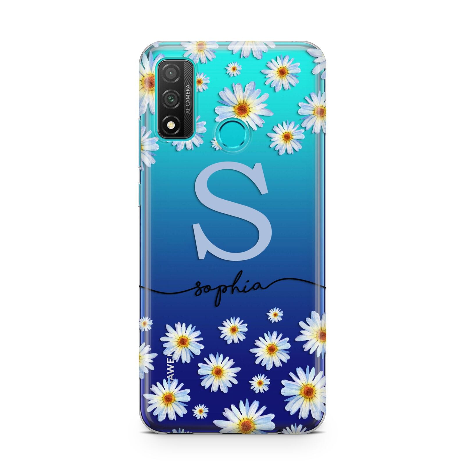 Personalised Daisy Initial Name Huawei P Smart 2020