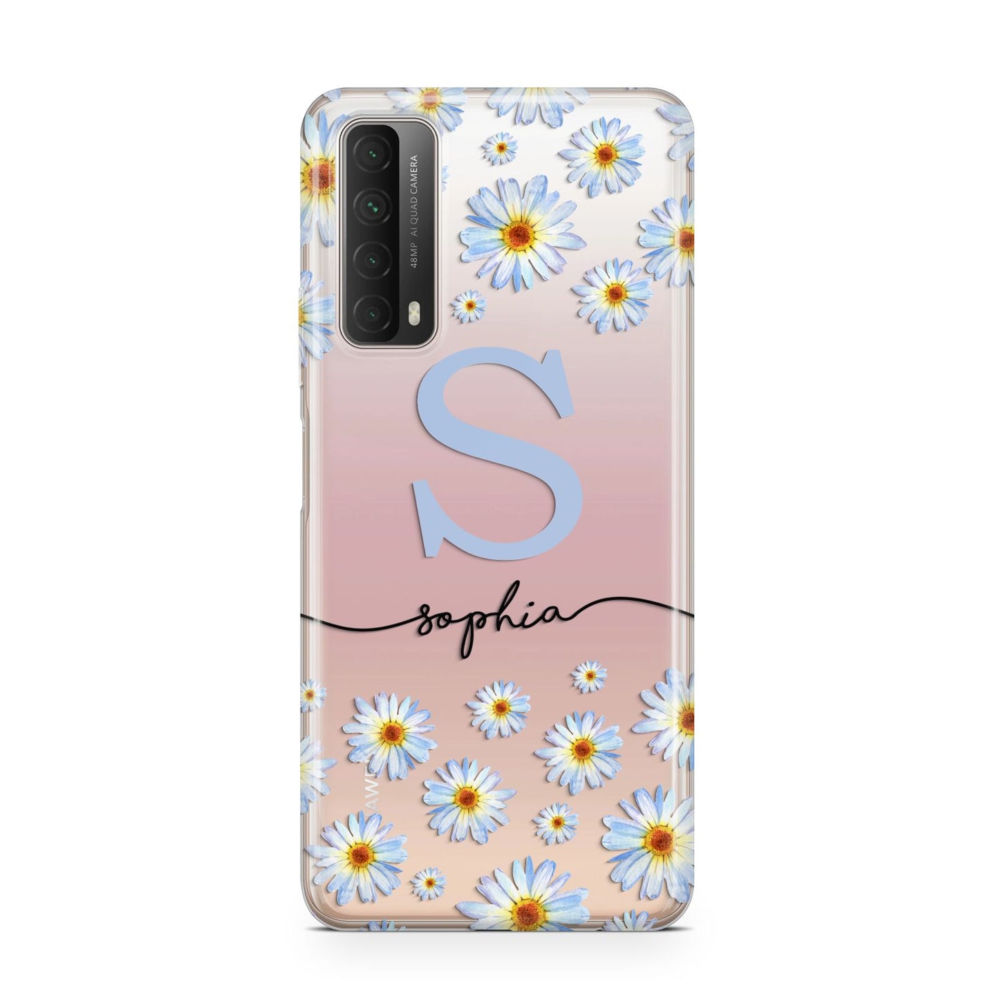 Personalised Daisy Initial Name Huawei P Smart 2021