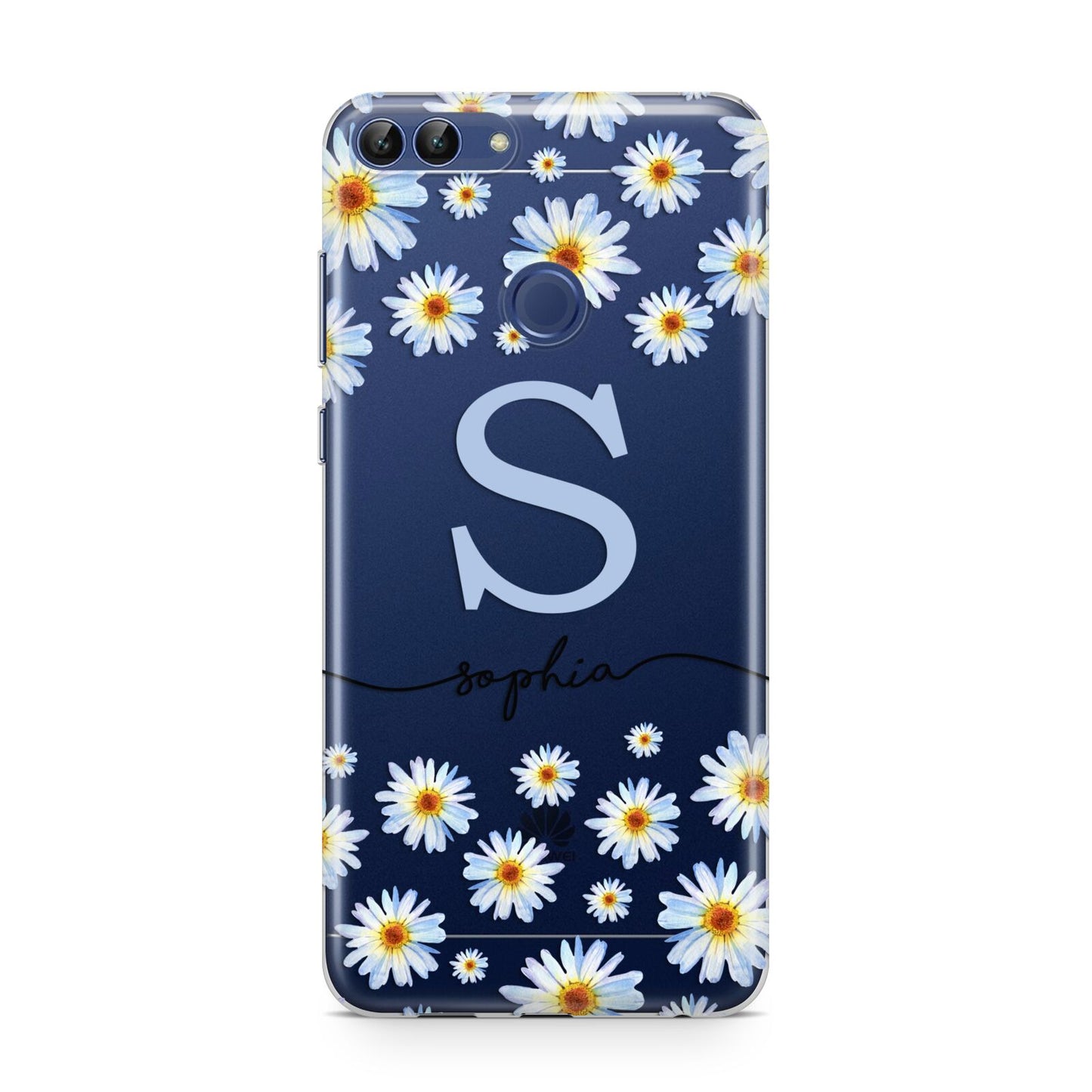 Personalised Daisy Initial Name Huawei P Smart Case