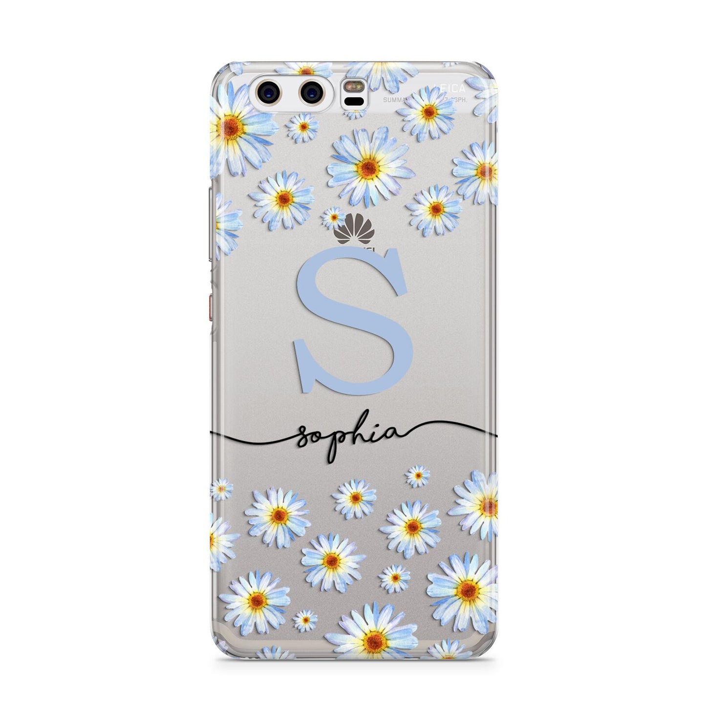 Personalised Daisy Initial Name Huawei P10 Phone Case