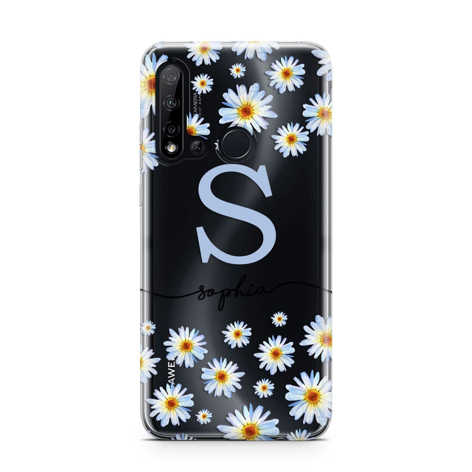 Personalised Daisy Initial Name Huawei P20 Lite 5G Phone Case