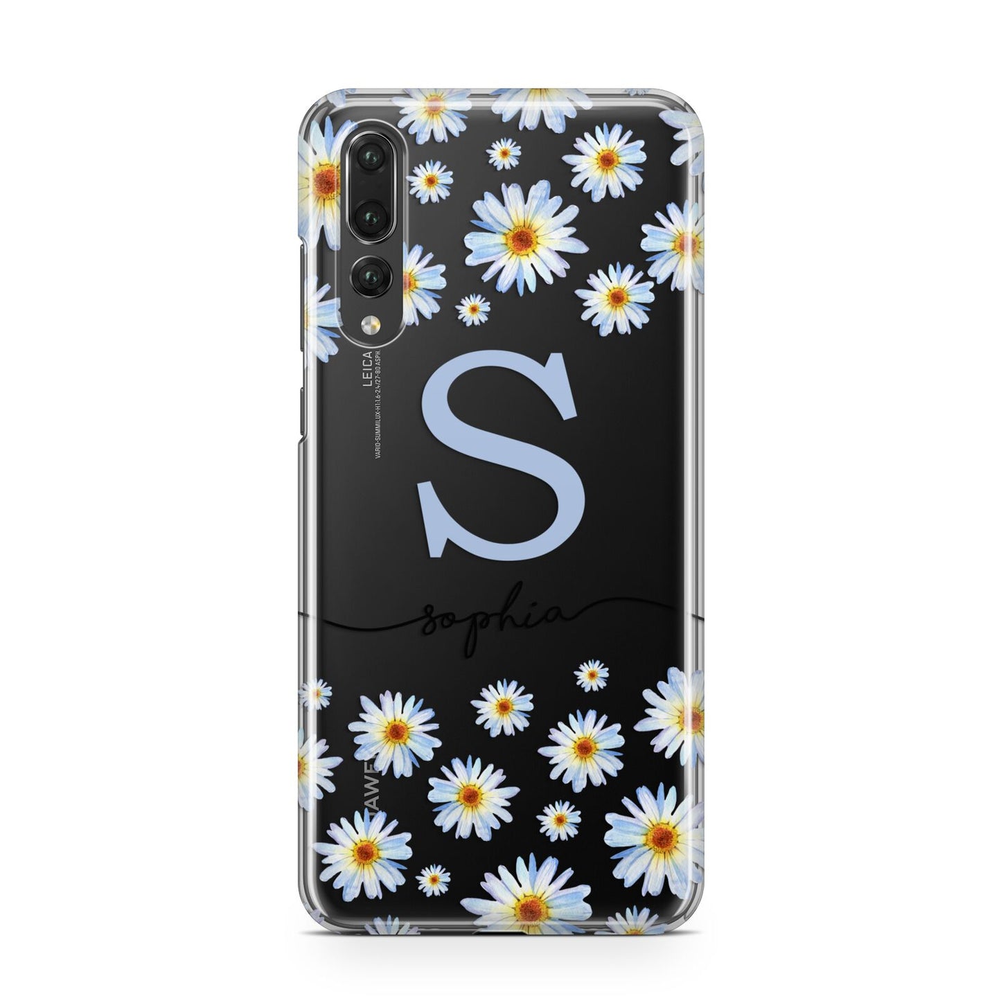 Personalised Daisy Initial Name Huawei P20 Pro Phone Case