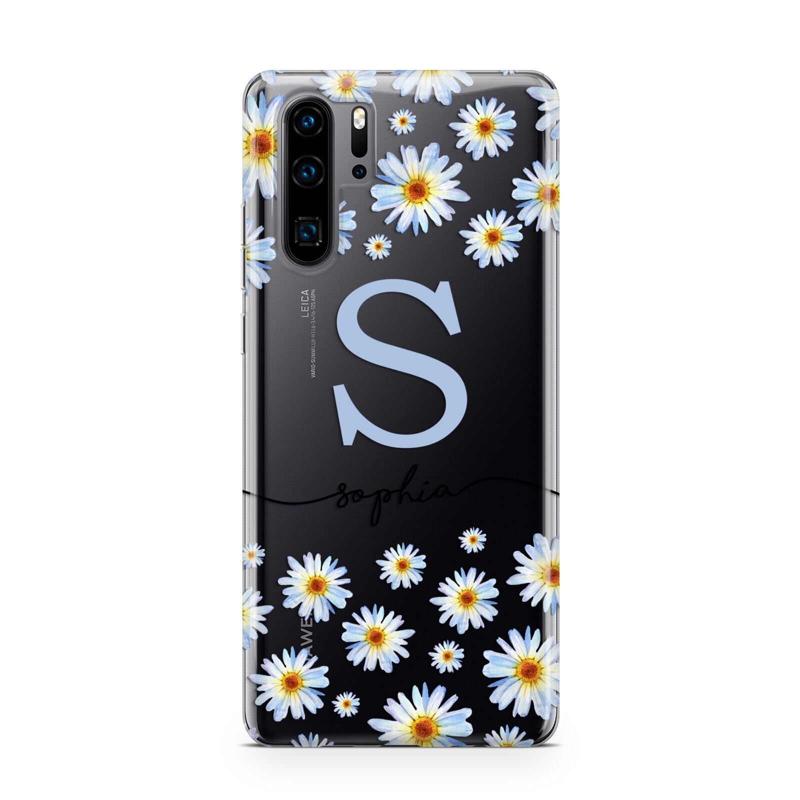 Personalised Daisy Initial Name Huawei P30 Pro Phone Case