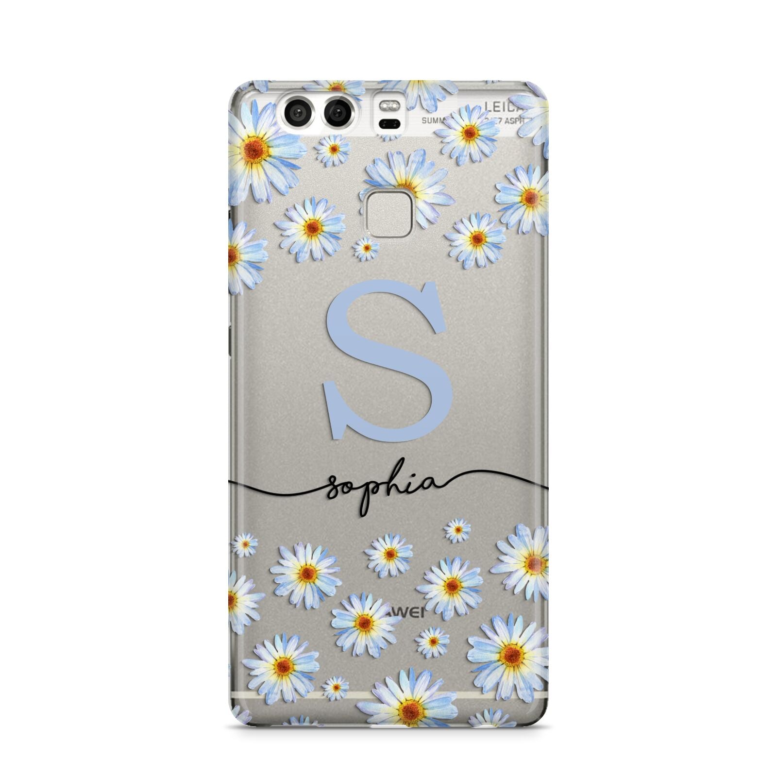 Personalised Daisy Initial Name Huawei P9 Case