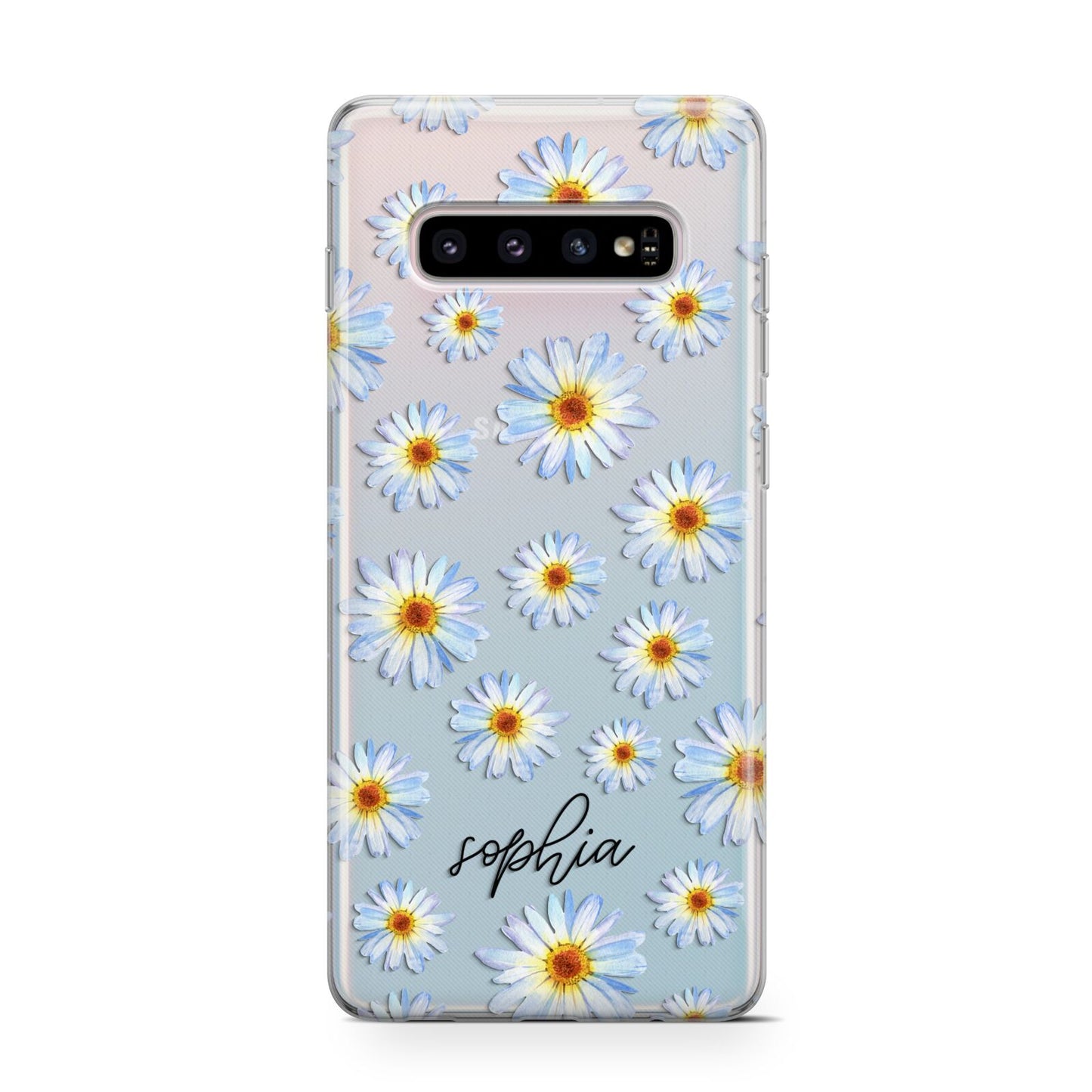 Personalised Daisy Protective Samsung Galaxy Case