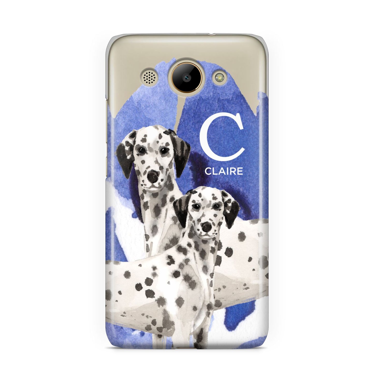 Personalised Dalmatian Huawei Y3 2017