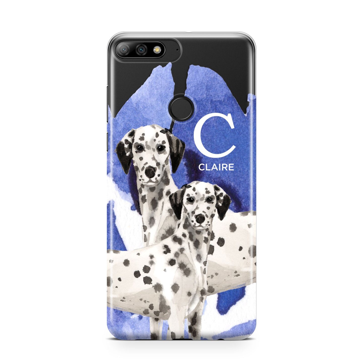 Personalised Dalmatian Huawei Y7 2018