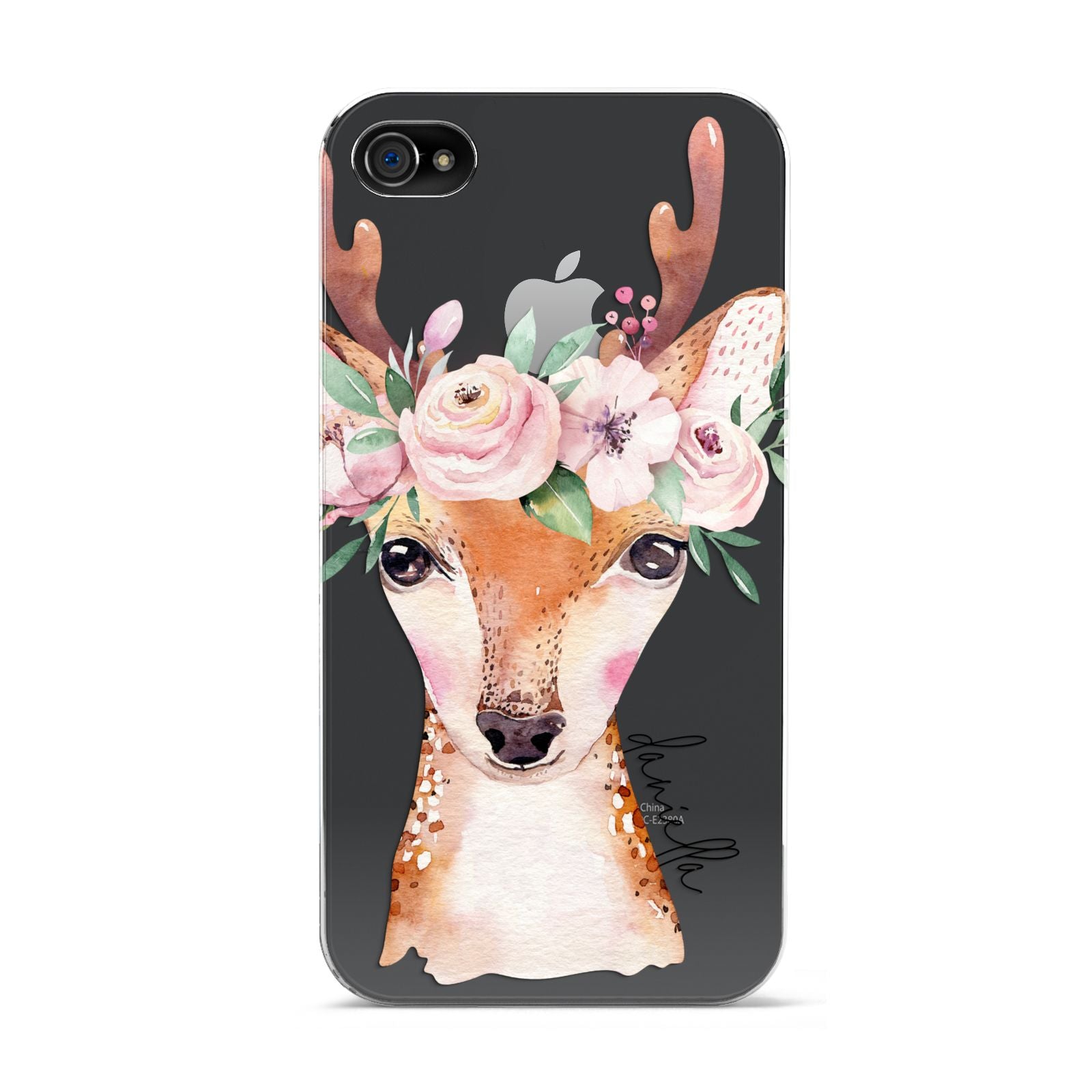 Personalised Deer Apple iPhone 4s Case