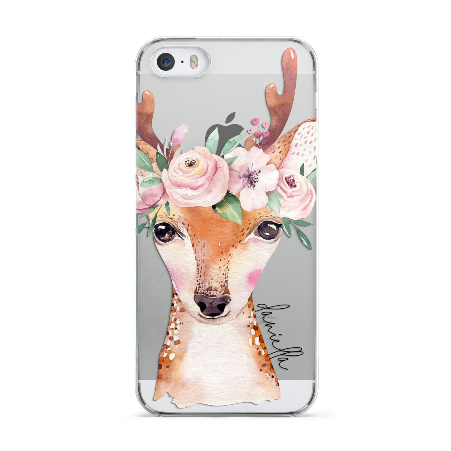 Personalised Deer Apple iPhone 5 Case