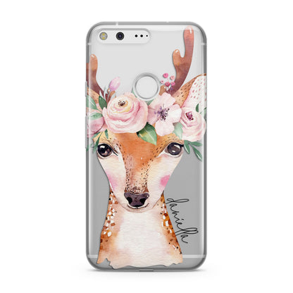 Personalised Deer Google Pixel Case