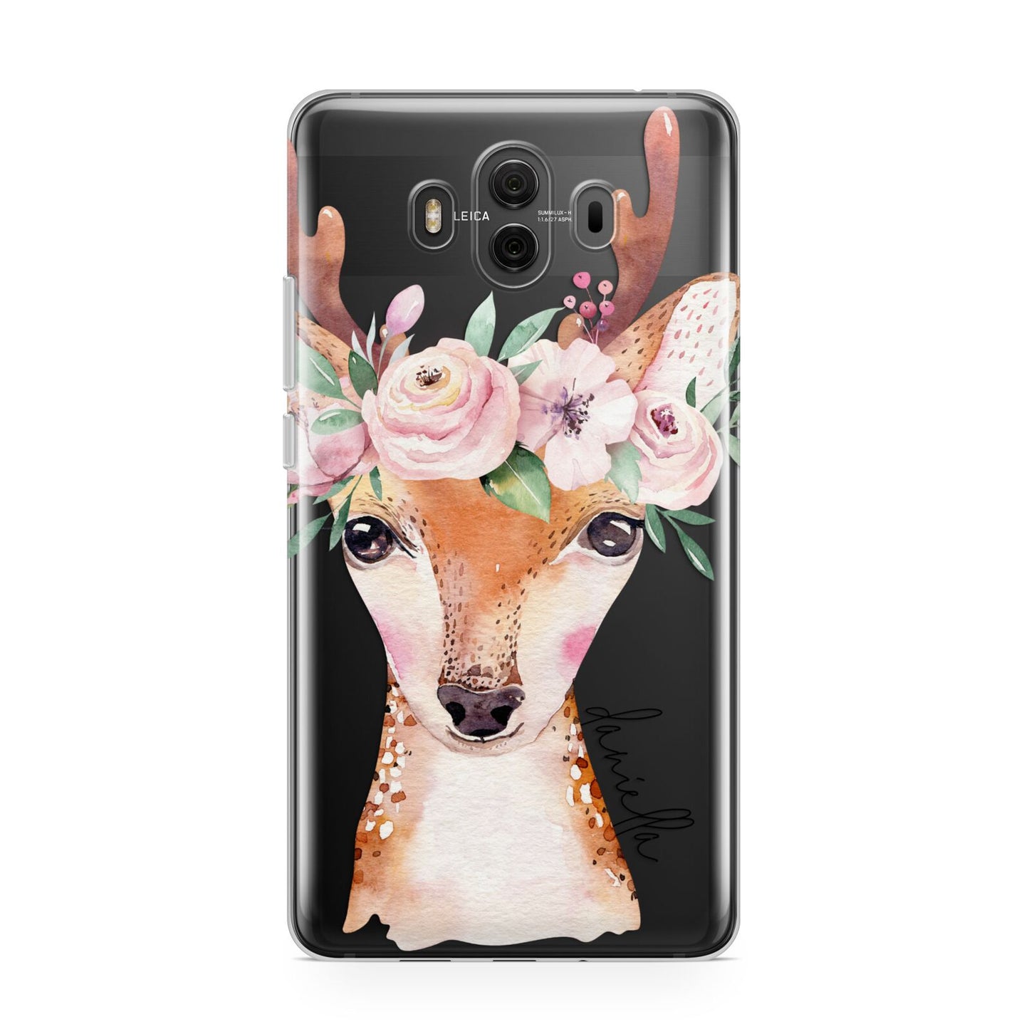 Personalised Deer Huawei Mate 10 Protective Phone Case