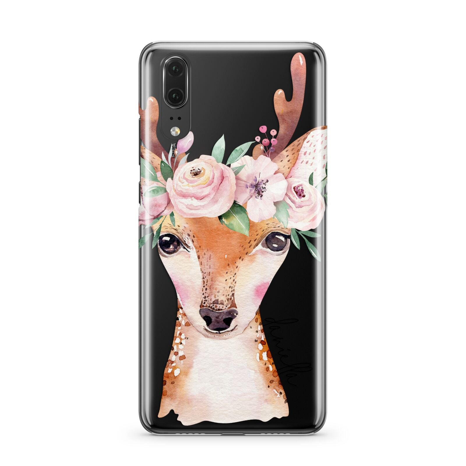 Personalised Deer Huawei P20 Phone Case