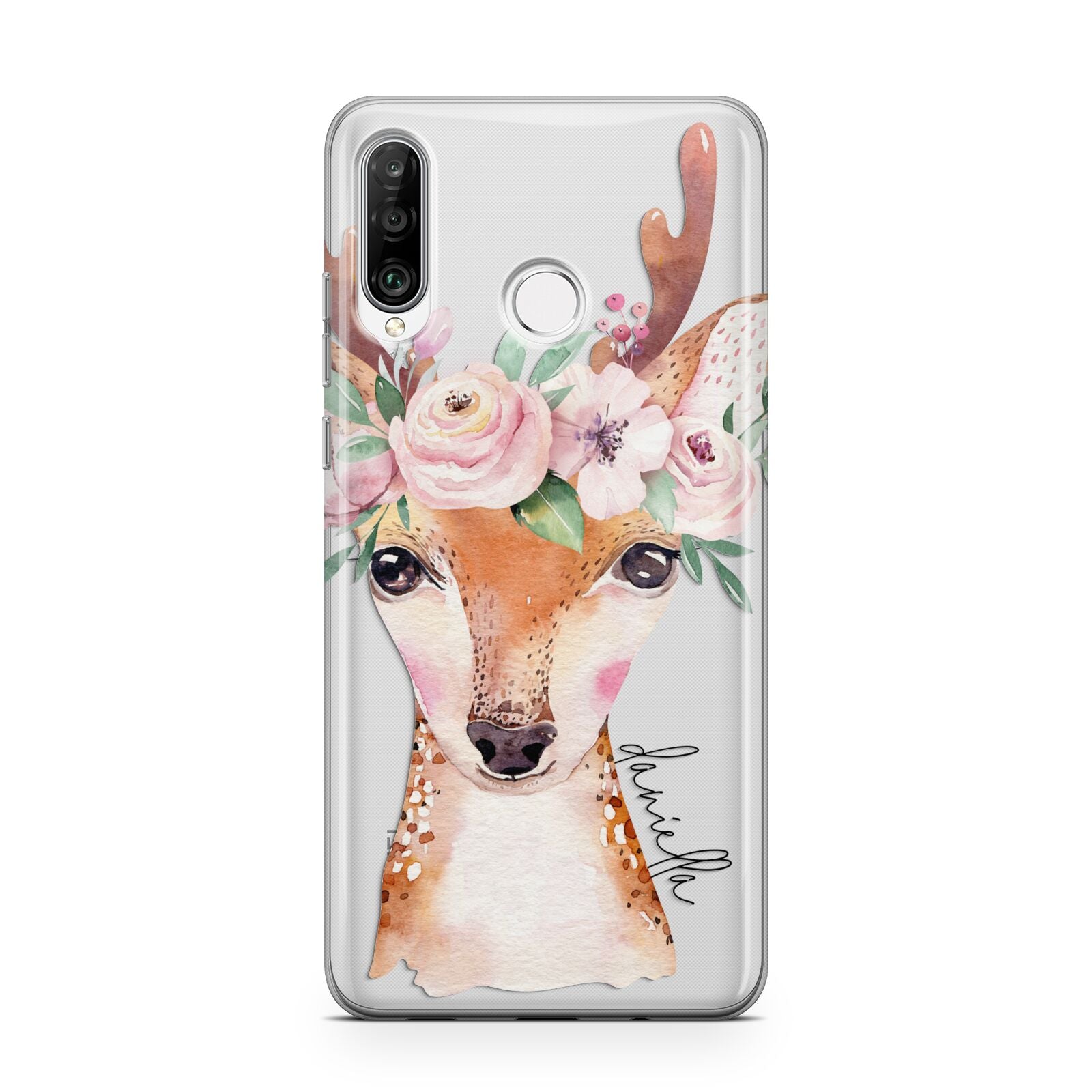 Personalised Deer Huawei P30 Lite Phone Case